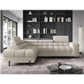 Corner sofa Elferucce L, sleeping function, Royal 18, bouclé, beige, H93x200x276cm