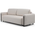 Sofa bed Elcadova Black, sleeping function, Jaffray 03, grey, H97x97x244cm