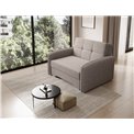 Folding armchair Elaine Poco 07, beige, H84x109x102cm