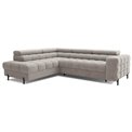 Corner sofa Elferucce L, sleeping function, Paros 02, beige, H93x200x276cm