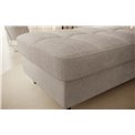 Bench with storage box Elgomsi Touch 18, textured velvet, beige, H45x72x104cm