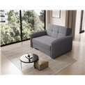 Folding armchair Elaine Poco 04, grey, H84x109x102cm
