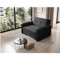 Folding armchair Elaine Poco 10, black, H84x109x102cm