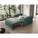 Folding armchair Elaine Poco 100, green, H84x109x102cm