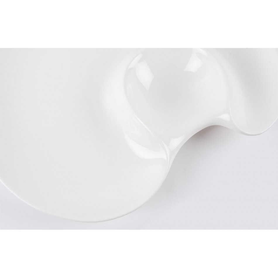 Snack plate, 25.5x22.5x3.4cm