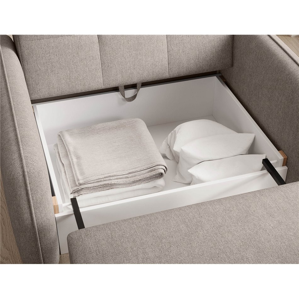 Folding armchair Elaine Poco 07, beige, H84x109x102cm