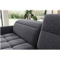 Corner sofa Elbare R, sleeping function, Aspen 05, dark grey, H100x160x208cm