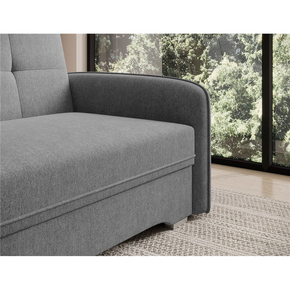 Folding armchair Elaine Poco 04, grey, H84x109x102cm