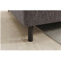 Corner sofa Elbare L, sleeping function, Aspen 20, brown, H100x160x208cm