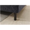 Corner sofa Elbare R, sleeping function, Aspen 05, dark grey, H100x160x208cm