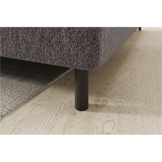 Corner sofa Elbare R, sleeping function, Aspen 20, brown, H100x160x208cm