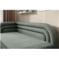 Sofa bed Elfabilo L, sleeping function, Touch 100, textured velvet, green, H80x86x223cm