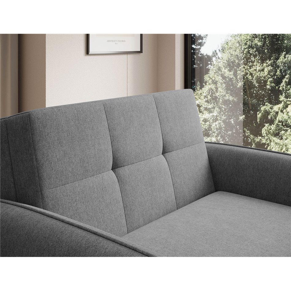 Folding armchair Elaine Poco 04, grey, H84x109x102cm