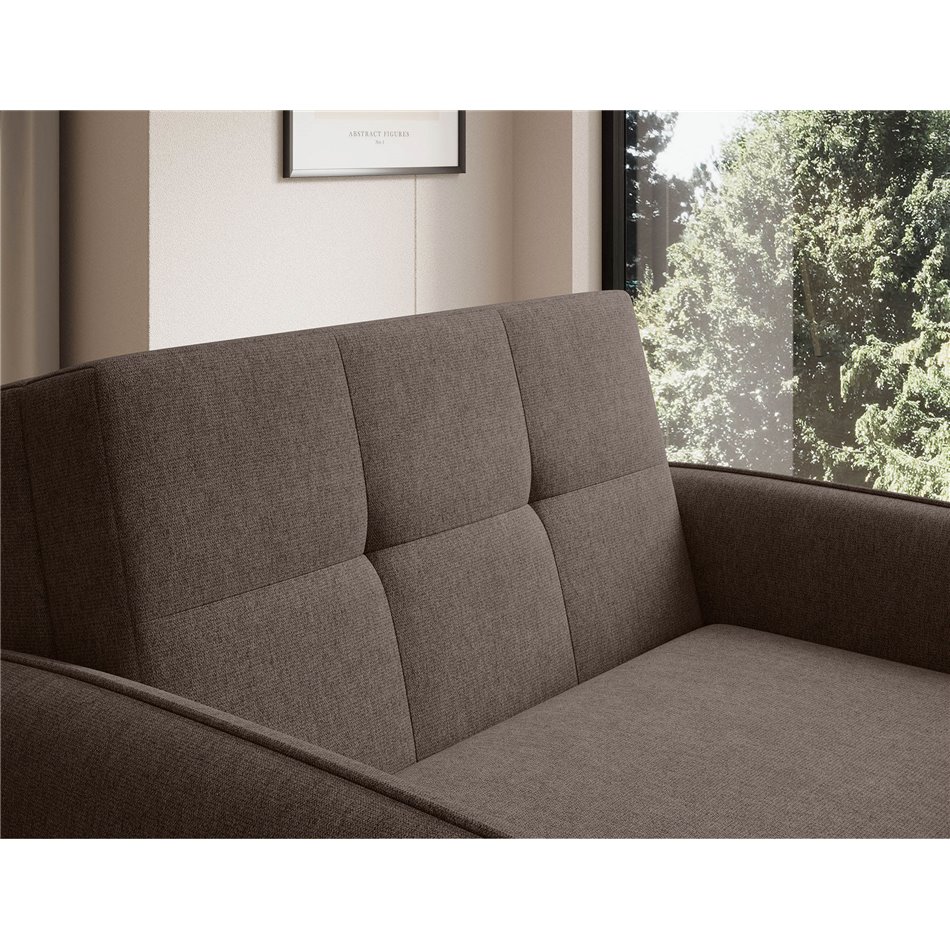 Folding armchair Elaine Poco 22, dark brown, H84x109x102cm