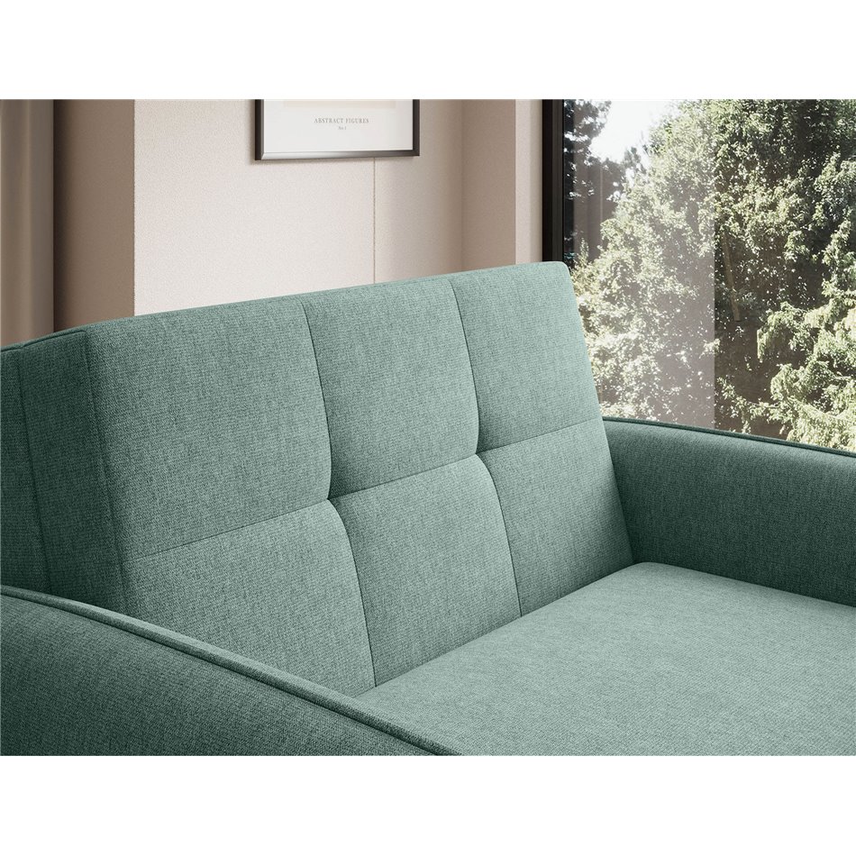 Folding armchair Elaine Poco 100, green, H84x109x102cm