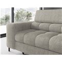 Corner sofa Elferucce R, sleeping function, Royal 20, bouclé, beige, H93x200x276cm
