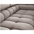 Corner sofa Elferucce R, sleeping function, Paros 02, beige, H93x200x276cm