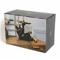Deco figurine BULLDOG, black/gold color, H17x27x18.2cm
