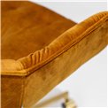 Office chair Slorino 15, golden color, H77-88x58x63cm, seat height 44-54cm