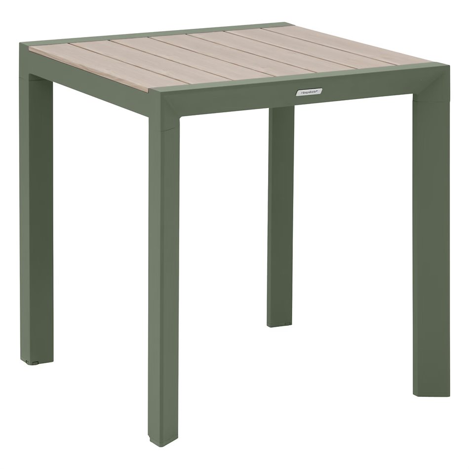 Table Laevasion, green, H75x70x70cm