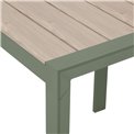 Table Laevasion, green, H75x70x70cm