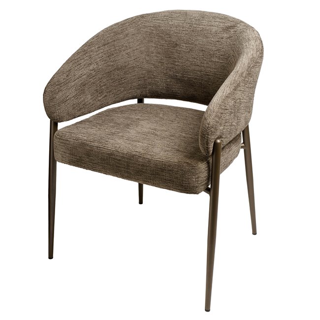 Dining chair Otava, 9 brown, H78x50x51cm, seat height 47.5cm