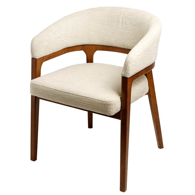 Dining chair Otta, 4 white, H77x51x49cm, seat height 47.5cm