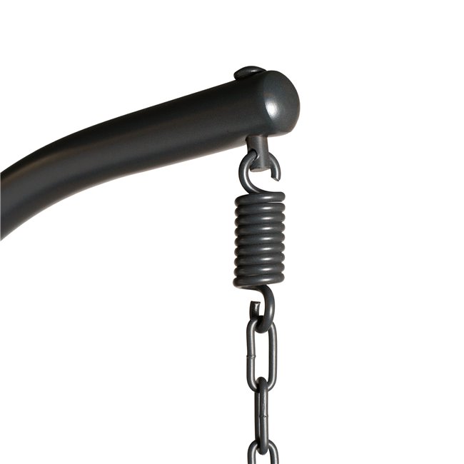 Подвесное кресло Garrobo, темно-коричневый/темно-серый, H195cm, D105cm