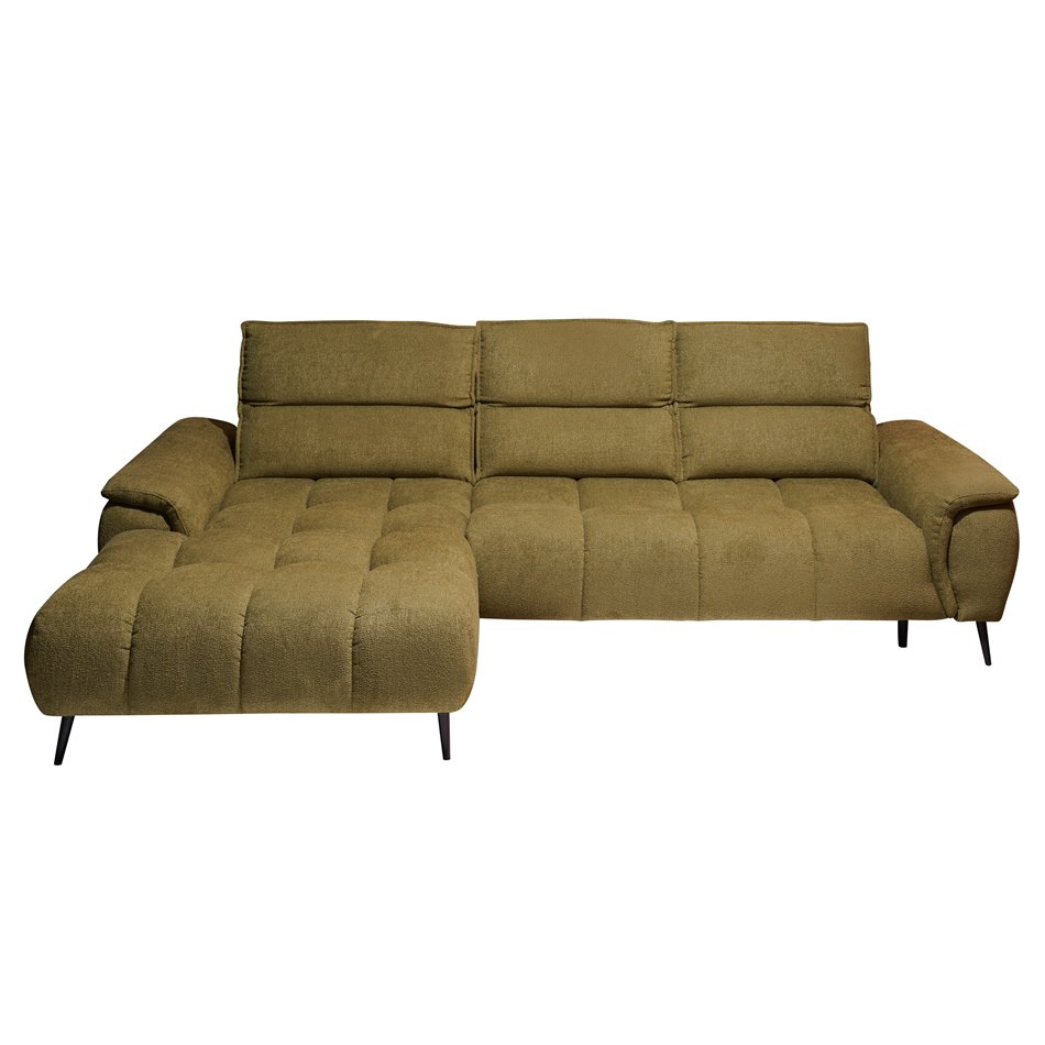 Угловой диван Wemontana Mini, левая сторона, Chester 15, H80-97x276x185cm, высота сиденья 44cm