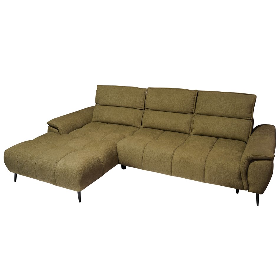 Угловой диван Wemontana Mini, левая сторона, Chester 15, H80-97x276x185cm, высота сиденья 44cm