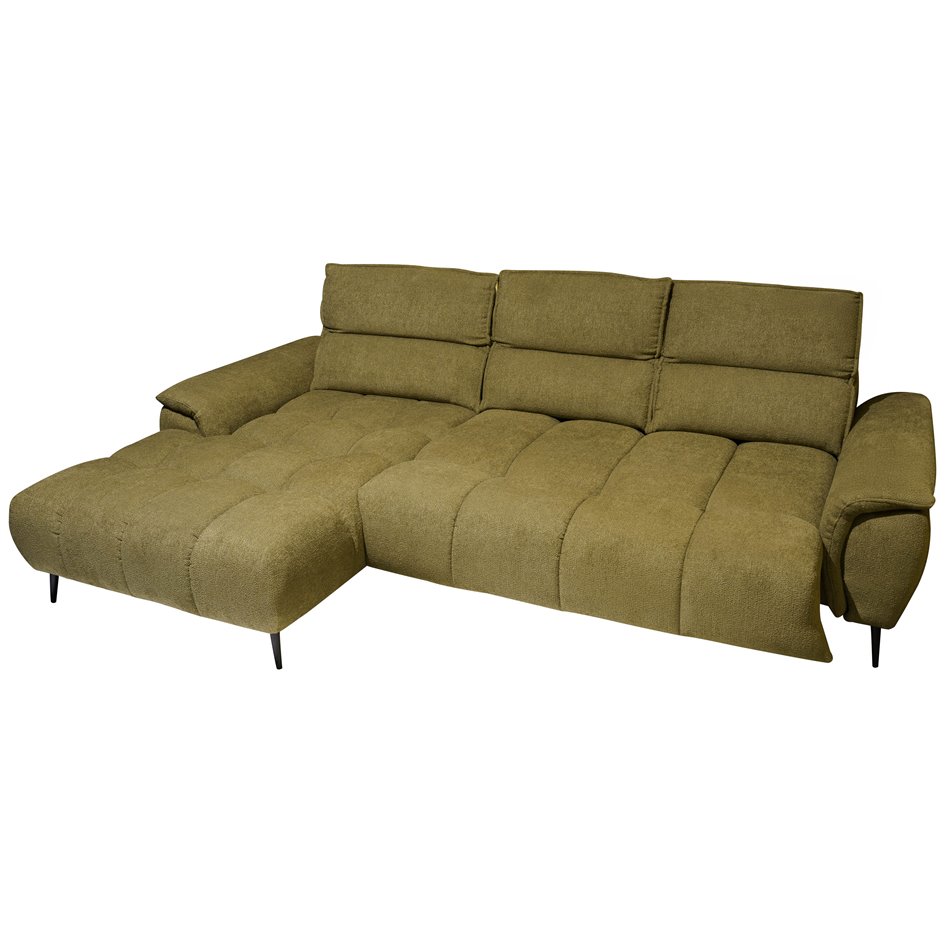 Угловой диван Wemontana Mini, левая сторона, Chester 15, H80-97x276x185cm, высота сиденья 44cm