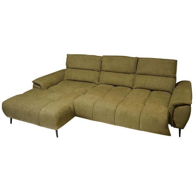 Угловой диван Wemontana Mini, левая сторона, Chester 15, H80-97x276x185cm, высота сиденья 44cm