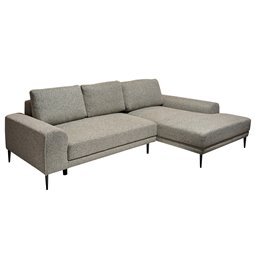 Corner sofa Wecapitol, right side, sleeping function, Puente 33, H89x276x175cm, seat height 47cm