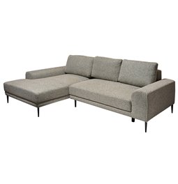 Corner sofa Wecapitol, left side, sleeping function, Puente 33, H89x276x175cm, seat height 47cm