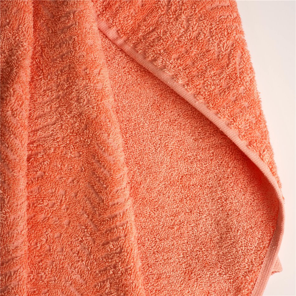 Bamboo towel Malda, 70x140cm, coral color, 500g/m2