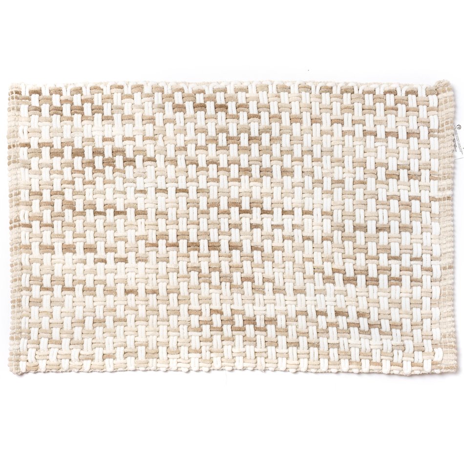 Bathmat Tresse, taupe, 50x75cm