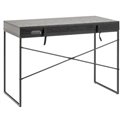 Office table Seaford, gray, MDF/metal, H75x110x45cm