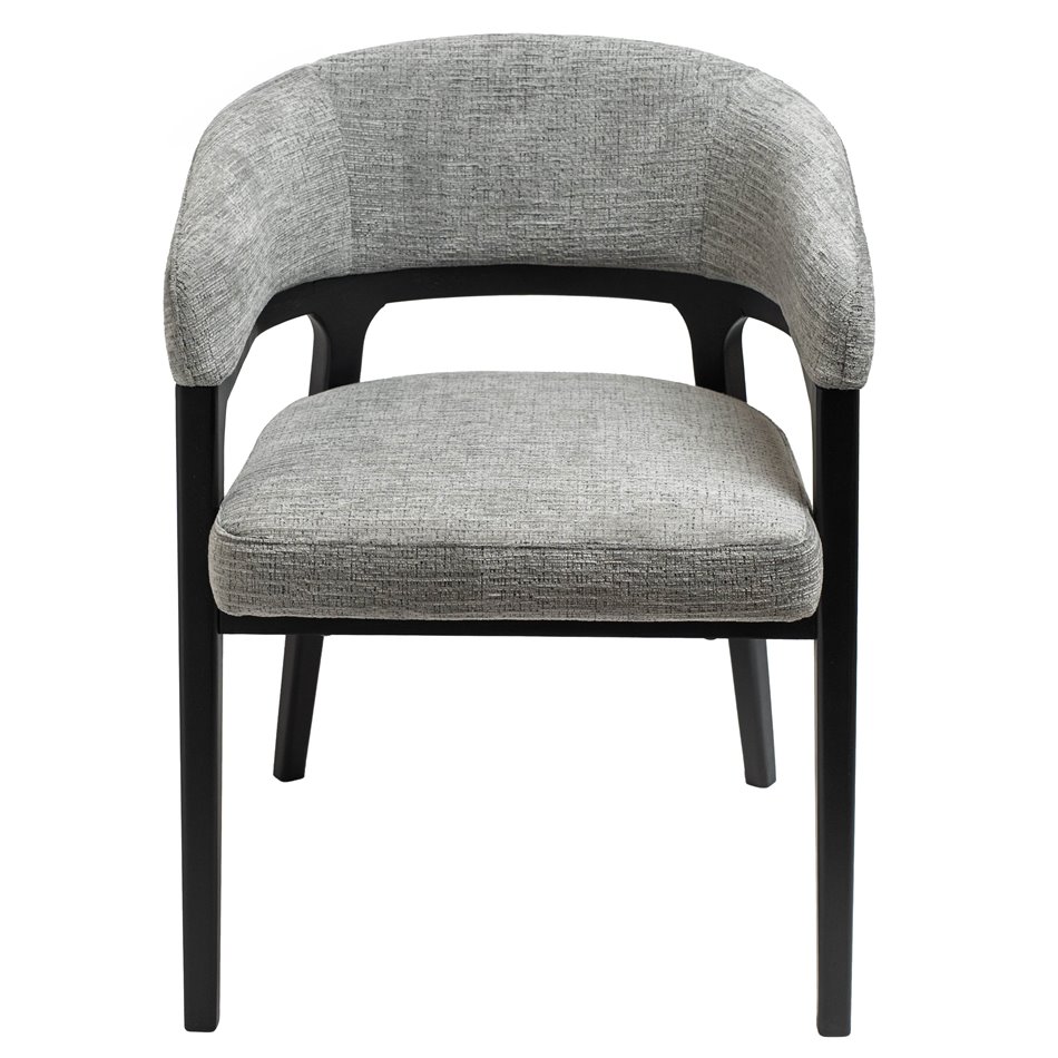Dining chair Otta, 14 gray/black, H77x51x49cm, seat height 47.5cm