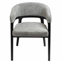 Dining chair Otta, 14 gray/black, H77x51x49cm, seat height 47.5cm