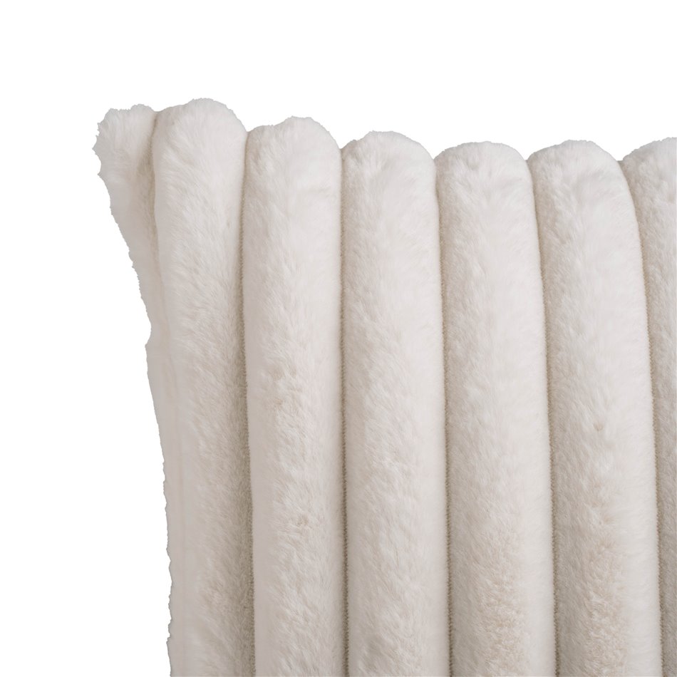 Decorative pillow Laplush, ivory, 45x45cm