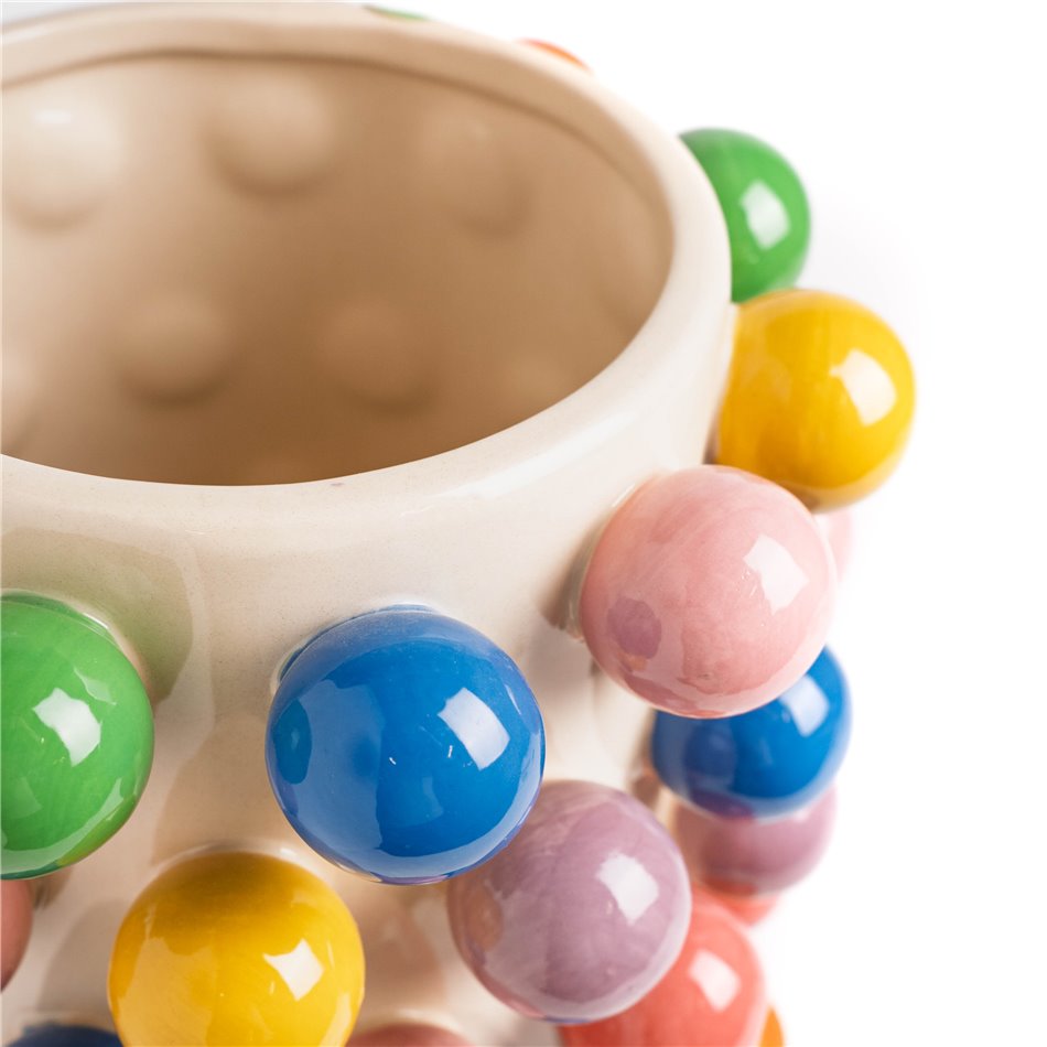 Цветочный горшок Balls, каменная масса, H40cm, D24.5cm