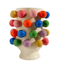 Цветочный горшок Balls, каменная масса, H24cm, D18.7cm