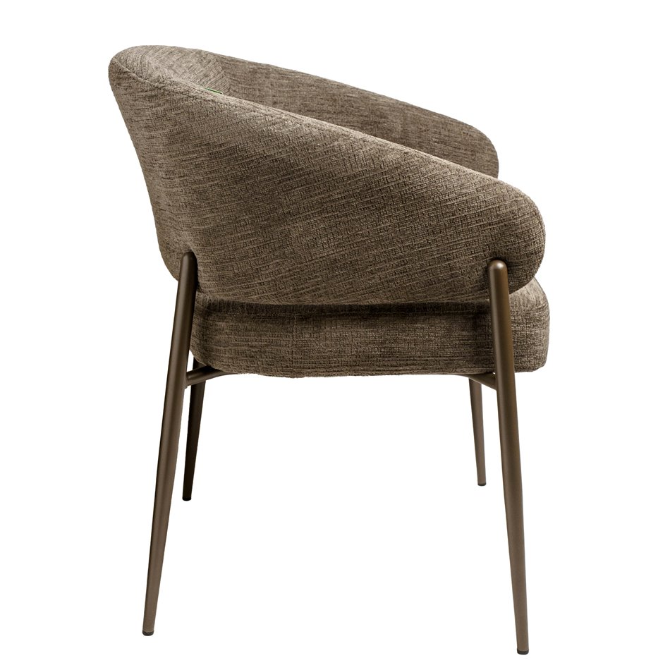 Dining chair Otava, 9 brown/coffee color, H78x50x51cm, seat height 47.5cm