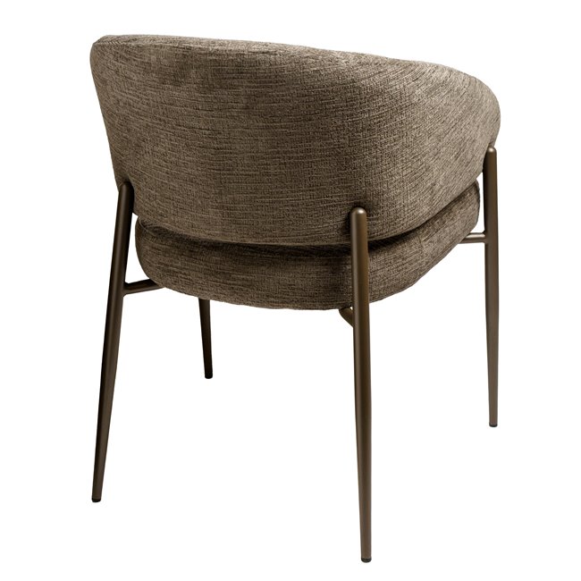 Dining chair Otava, 9 brown/coffee color, H78x50x51cm, seat height 47.5cm