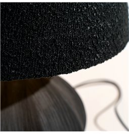 Table lamp Nardo black, H38cm, D25cm, E27 60W(MAX)