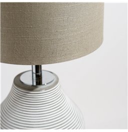 Торшер Narros grey, бежевый/серый, H90cm, D26cm, E27 60W(MAX)