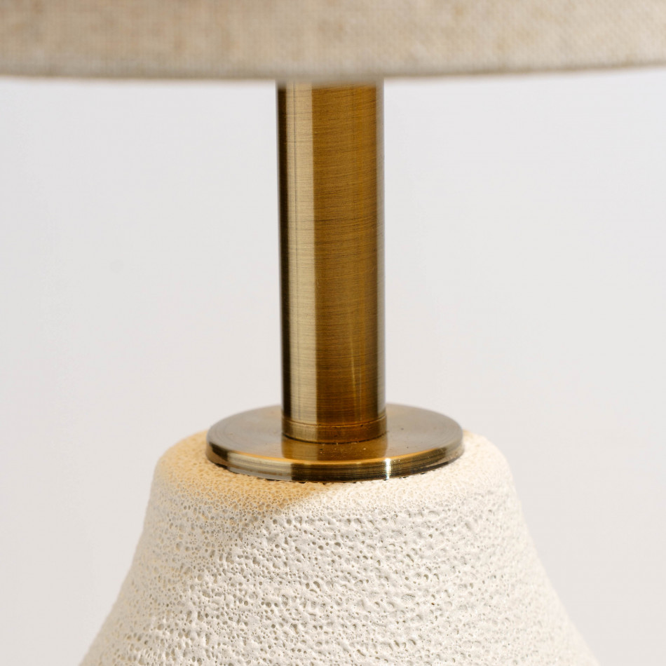 Floor lamp Narros white, H76cm, D22cm, E27 60W(MAX)