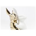 Decorative figurine Hugging Rabbits, 24.5x15x11.5cm