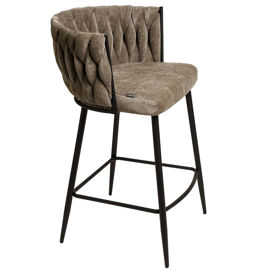 Барный стул Vingen 12, темно-коричневый, H90x51.5x54.5cm, высота сиденья 67cm