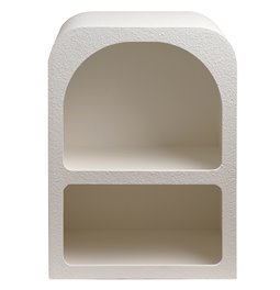 Прикроватный столик Soleya, белый, MDF, H55x40x30xcm